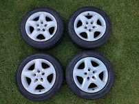 Komplet - opony zimowe Astra H 205/55 R16 91H + stalowe felgi