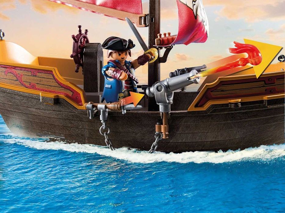 Конструктор Плеймобіль Піратський Корабель Playmobil Pirate Ship 71418