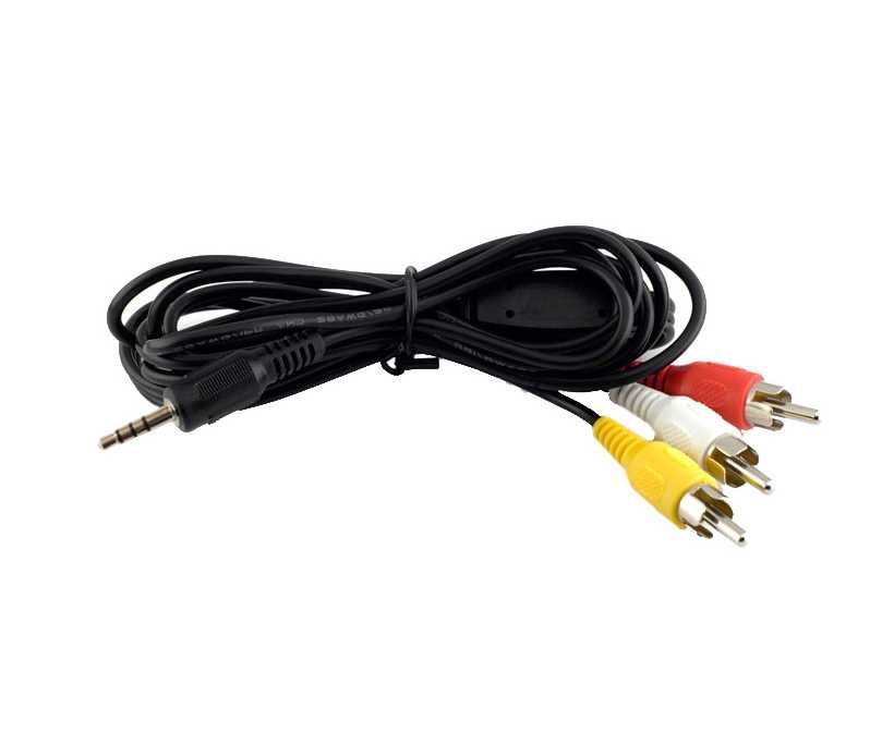 KABEL PRZEWÓD 4 polowy czteropolowy AV cinch chinch RCA Over