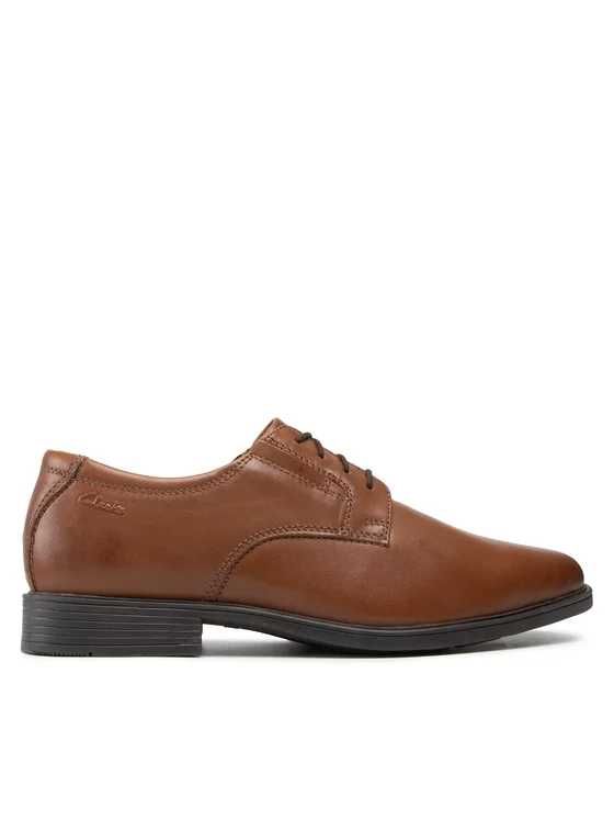 Туфлі дербі Clarks Tilden Plain 261300977 Коричневий EU 44.5
