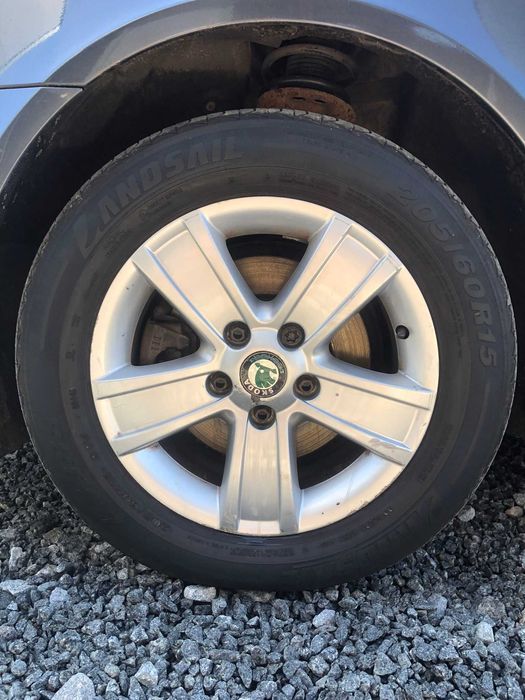 Комплект дисків з гумою диски R15 5x112 Volkswagen Skoda 6,5J ET50 VAG