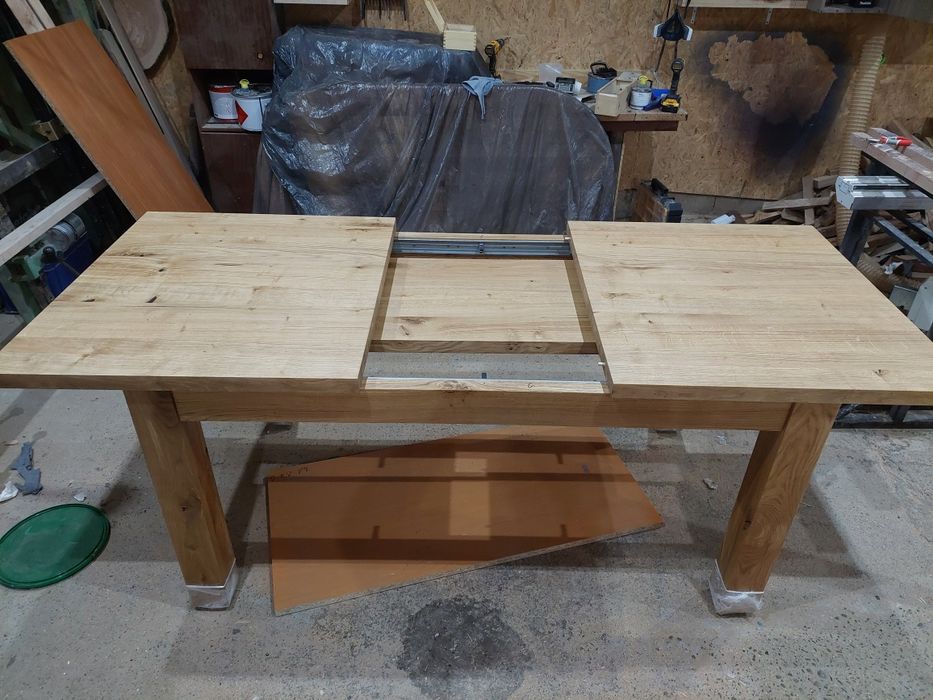 Stół z litego drewna , dębowy, jesionowy