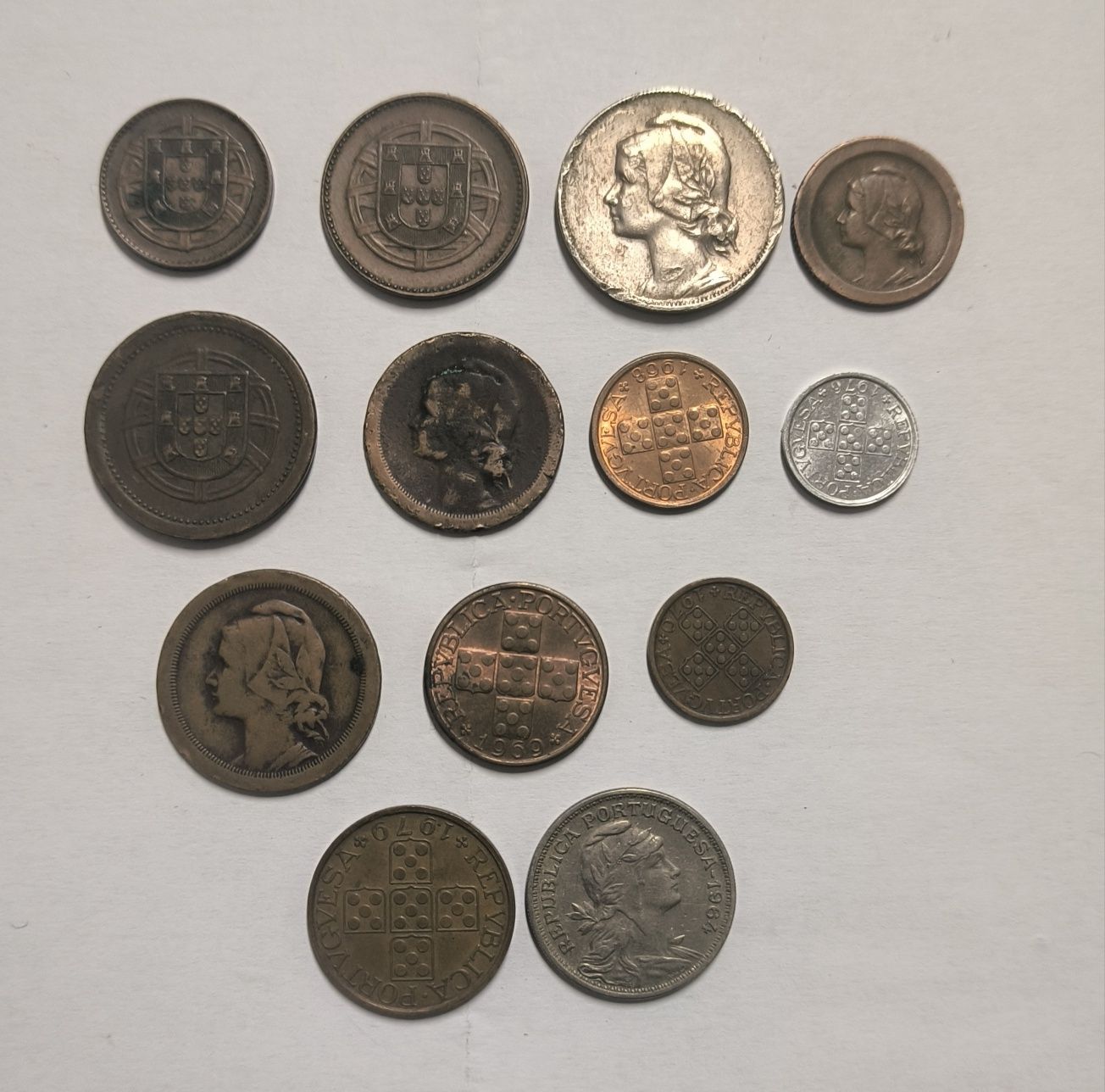 Moedas de Centavos Portugal