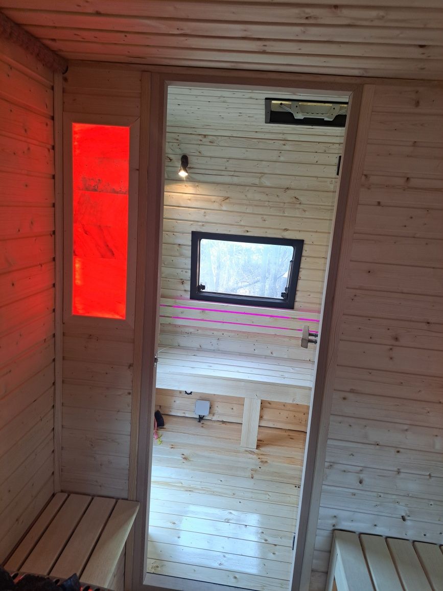 Sauna mobilna ogrodowa