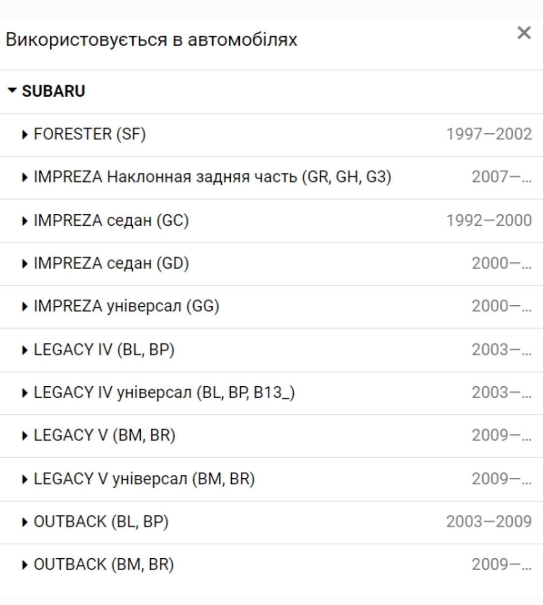 Помпа SUBARU (вир-во GATES) WP0114 - нова!