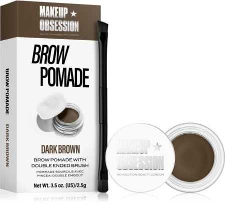 Makeup Obsession Brow Pomada do brwi z pędzelkiem brown