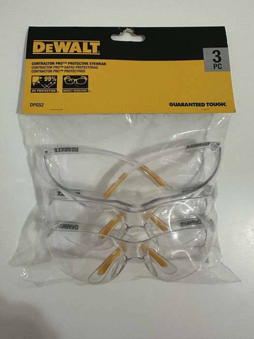 DeWALT захисні окуляри