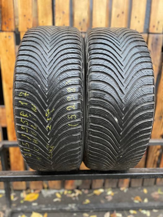 Шини б/у 215/55 r17 Michelin Alpin 5  (стан нових)