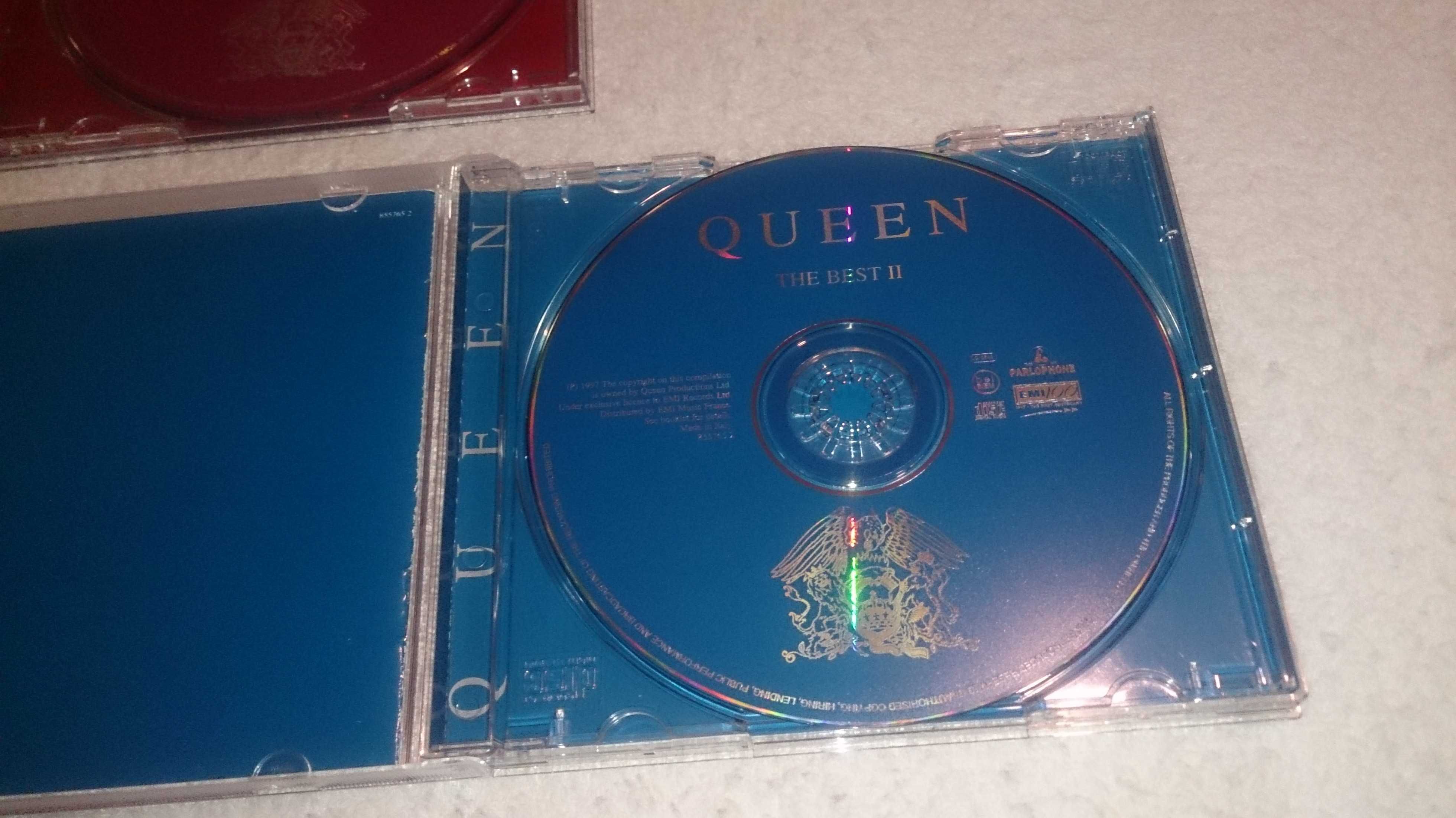 queen (the best I e II) 2 cds 1997 made in italy - raro