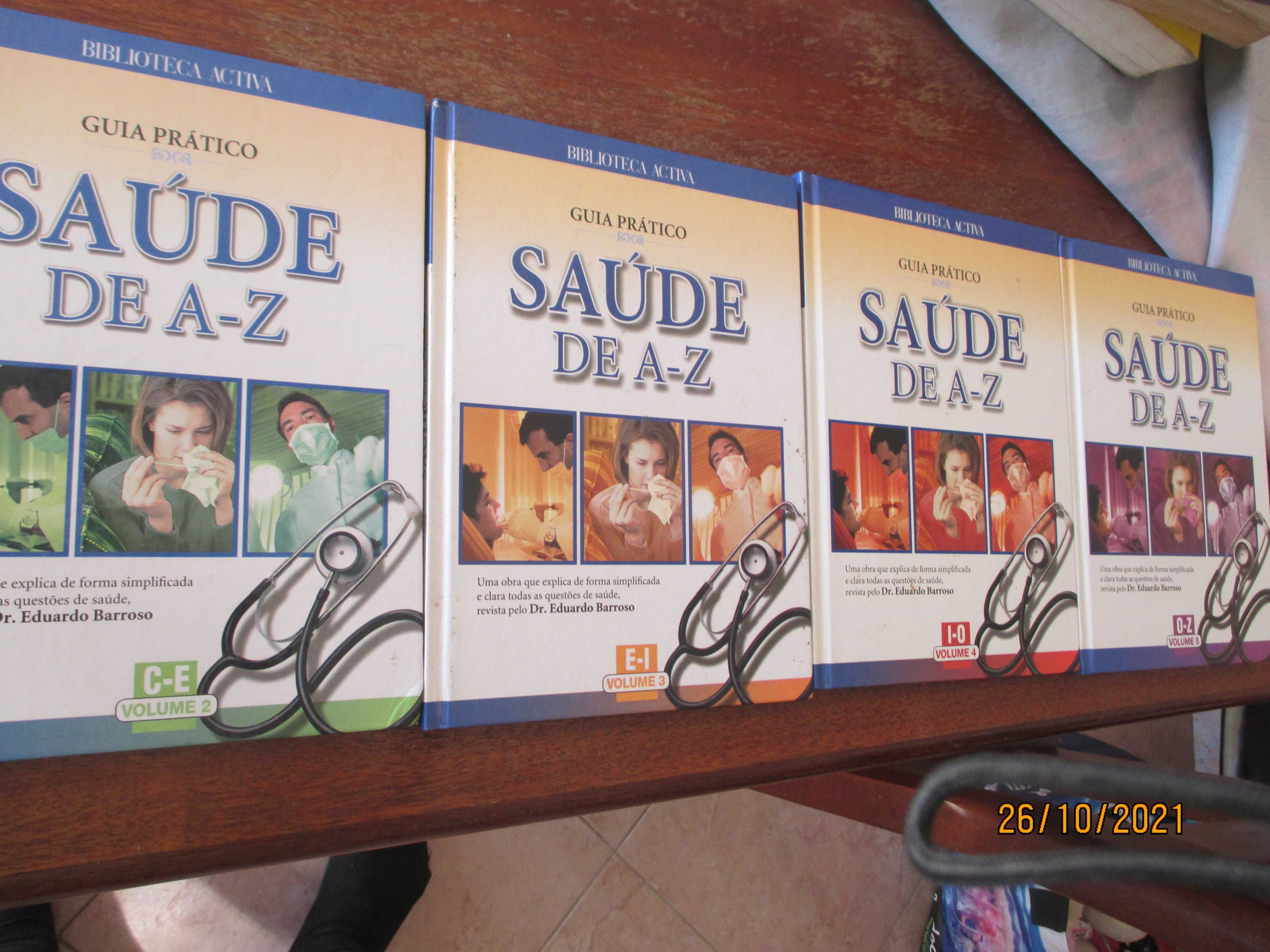4 livros Guia prático de Saúde de A-Z