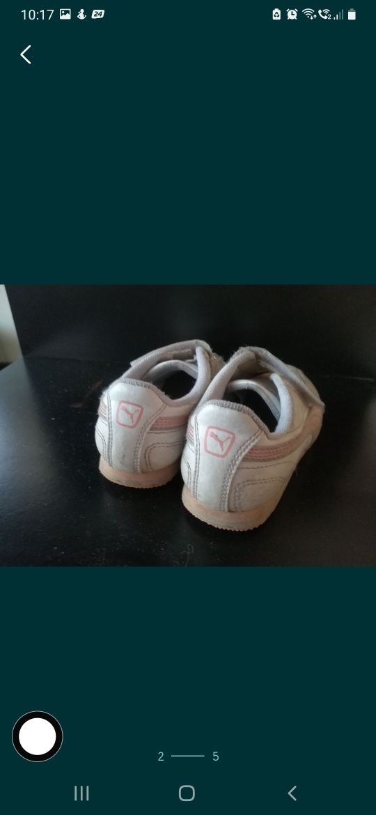 Buciki Puma adidaski dziewczynka r.28