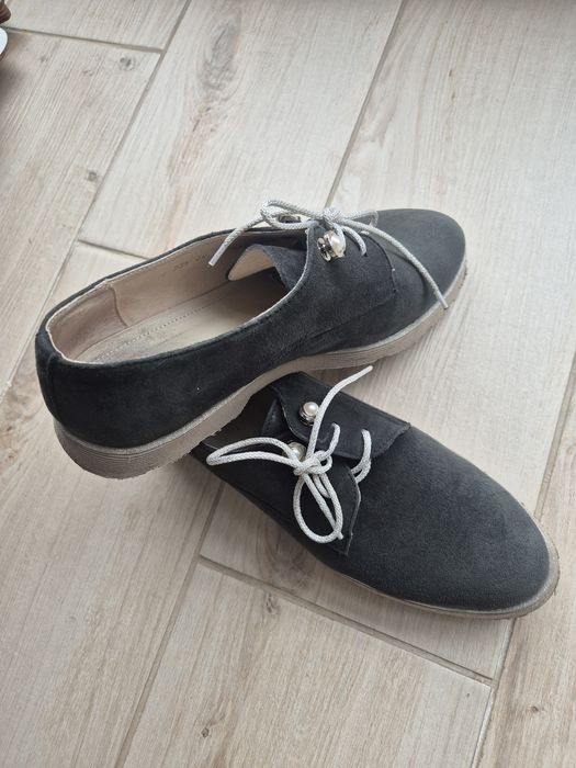 Замшеві туфлі MIDA