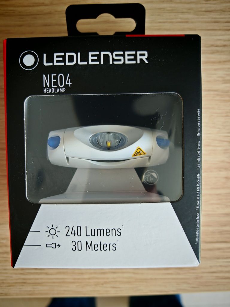 Latarka czołówka Ledlenser NE04 nowa zapakowana.