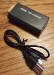 Conversor HDMI (até 1080i FullHD), para PlayStation 2 e 3 - PS2 e PS3