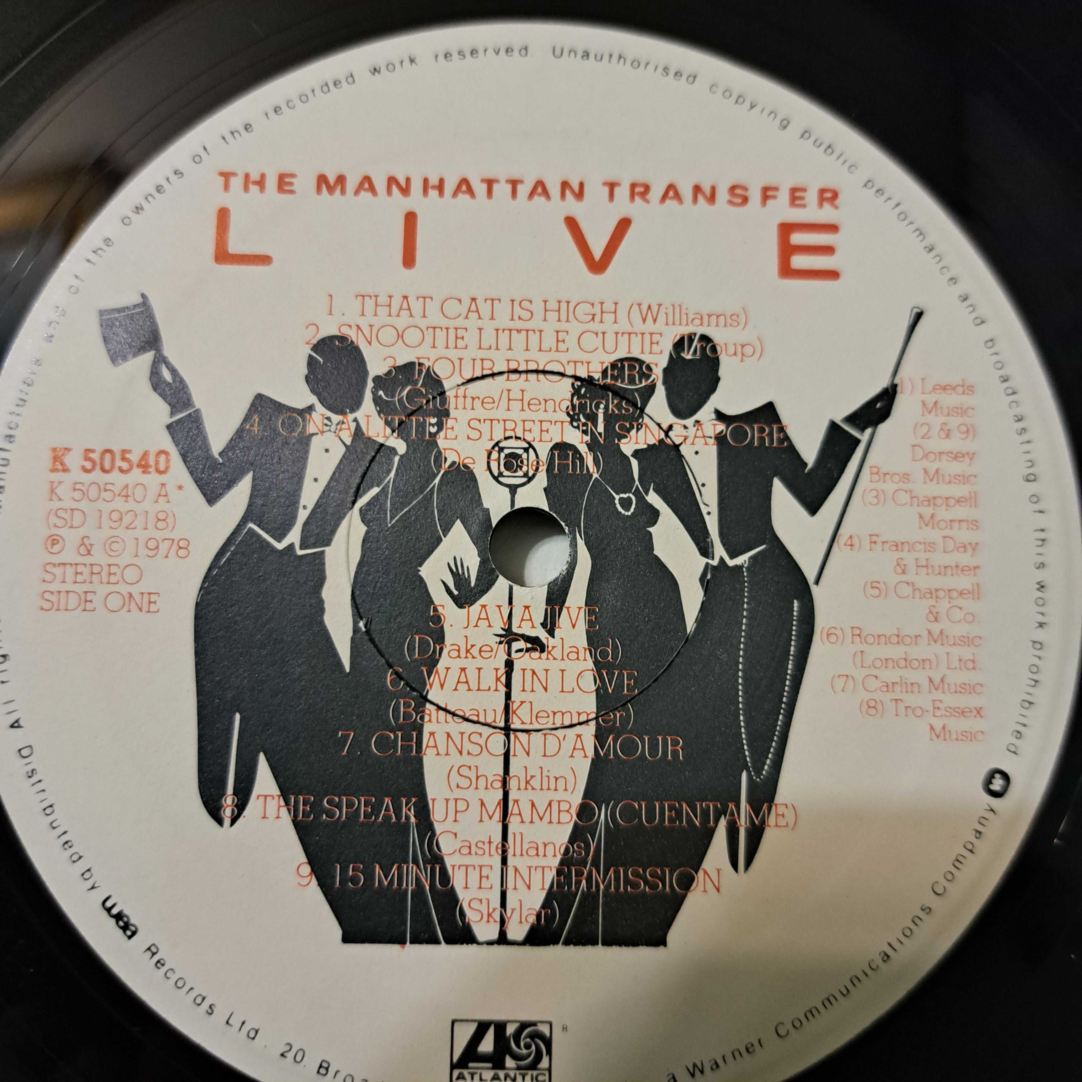 Płyta winylowa  The Manhattan Transfer Live