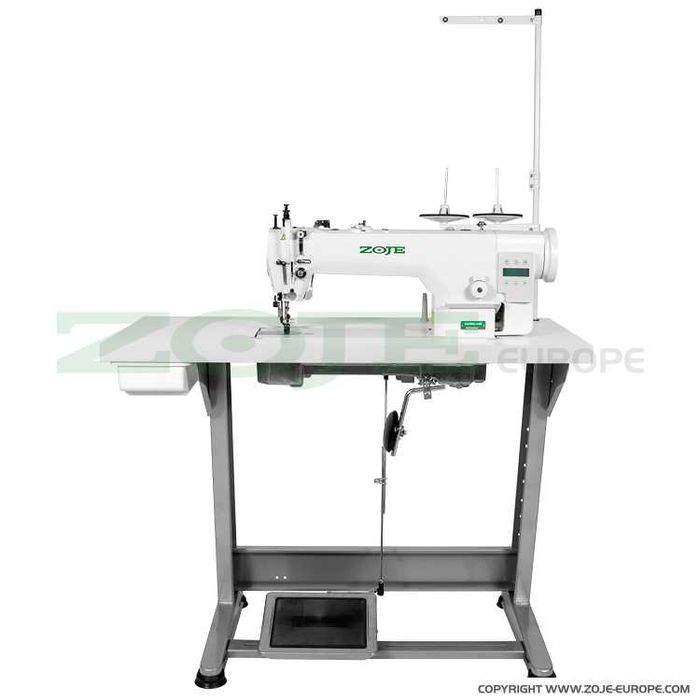 Máquina de costura industrial Duplo arrasto ZOJE para estofos e couro