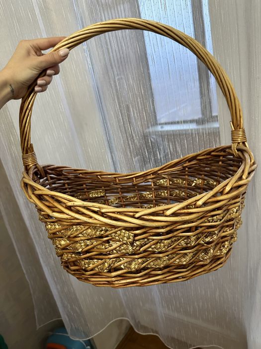Кошик плетений пасхальний корзинка корзина