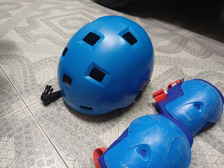 Patins criança  play3  + equipamento de protecção