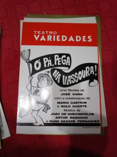 Programas antigos Teatro Revista