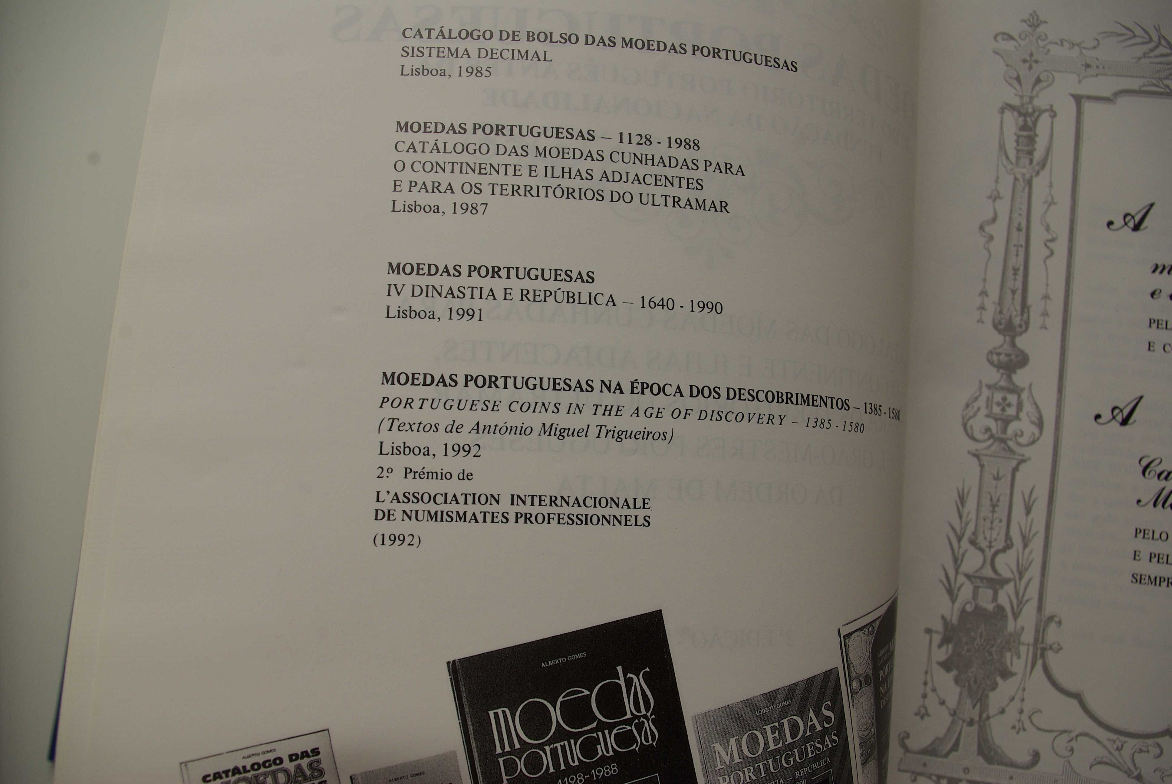 Moedas portuguesas e do território português antes ... Alberto Gomes