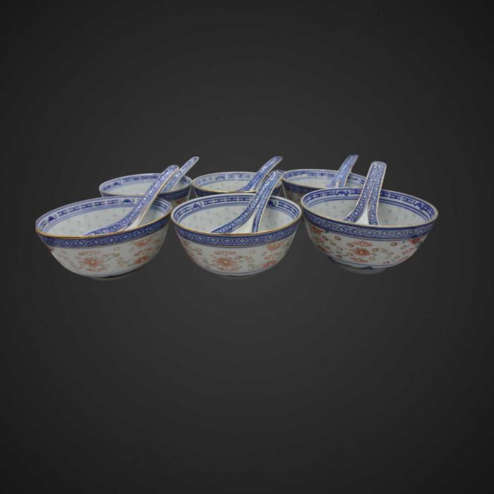 Porcelana ryzowa miski ramen B5/043066