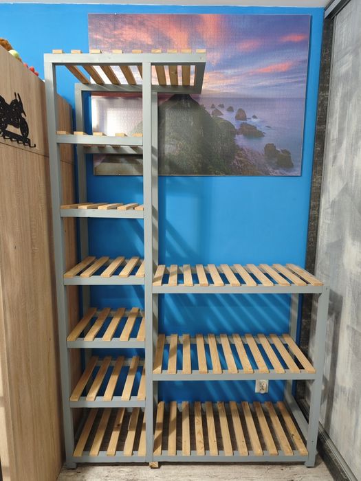 Regał drewniany na kwiatki / kwietnik