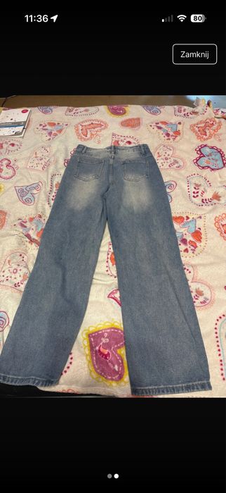 spodnie baggy jeans