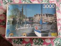 Ułożone puzzle firmy Fame Puzzles - rozmiar 3000