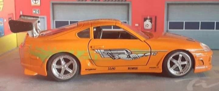 Toyota supra fast furious escala 1:32