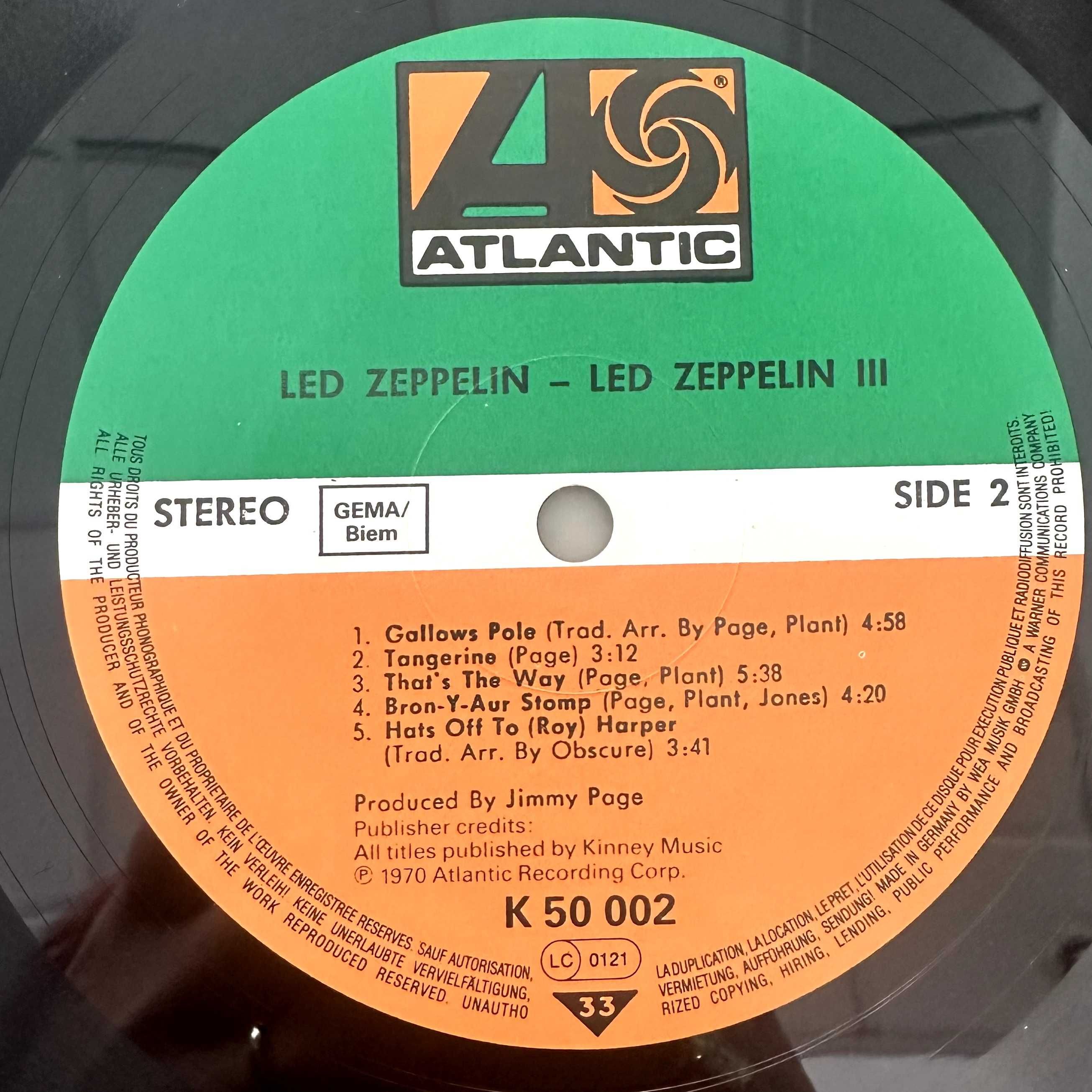 Led Zeppelin - III (Vinyl, 1976, Germany)