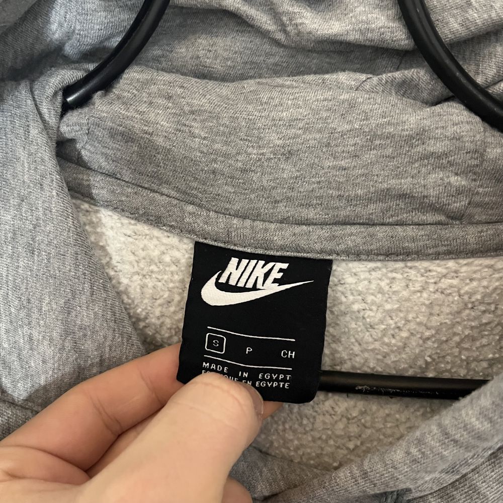 Szara bluza Nike hoodie y2k vintage Drill