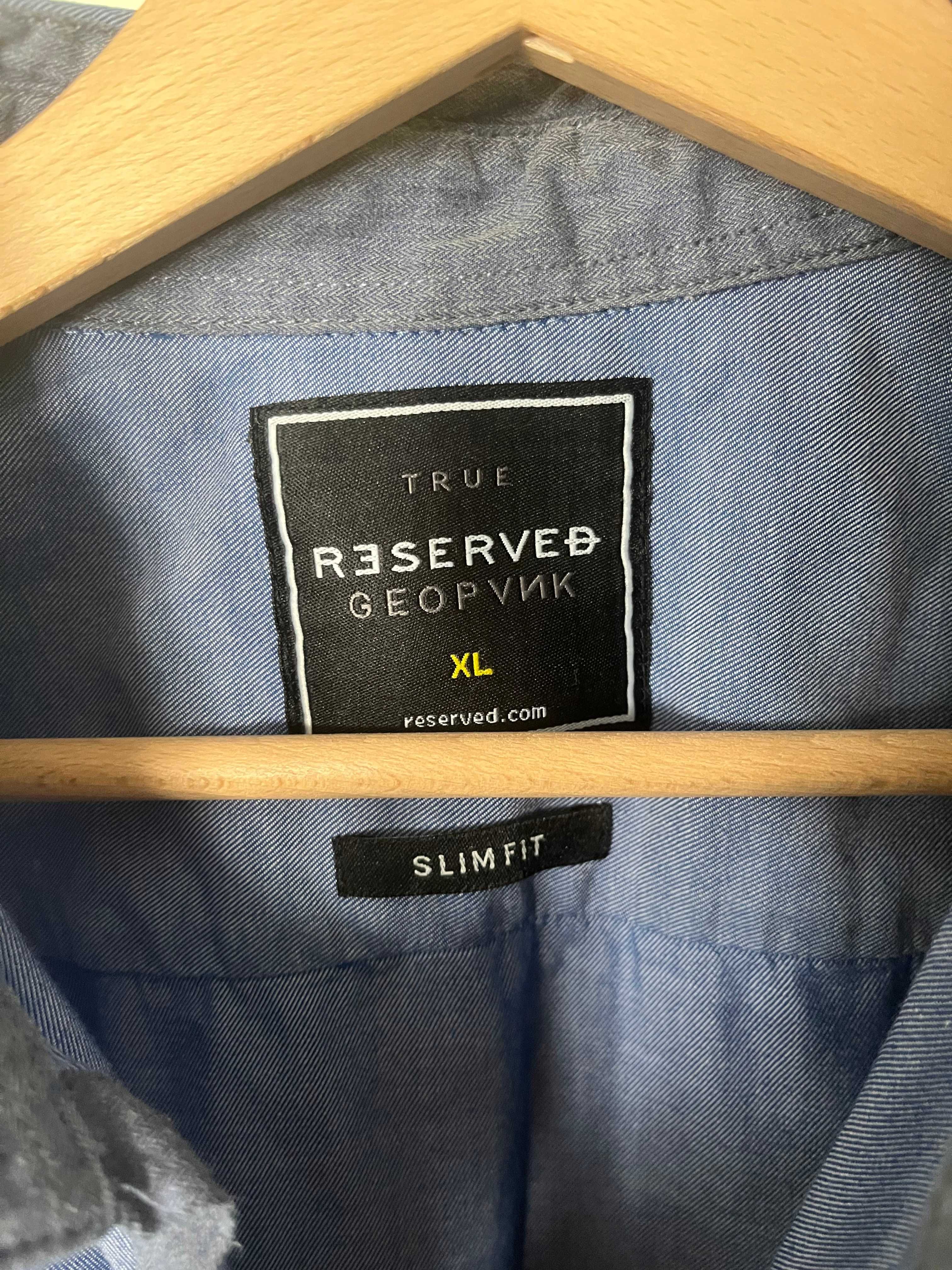 Niebieska koszula Reserved XL