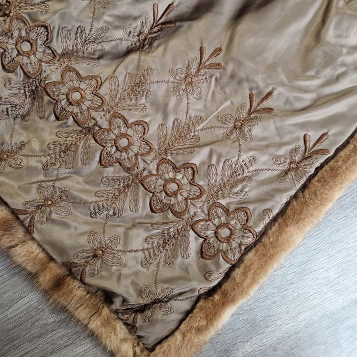 Saga Furs / Mink futrzany płaszcz z norki