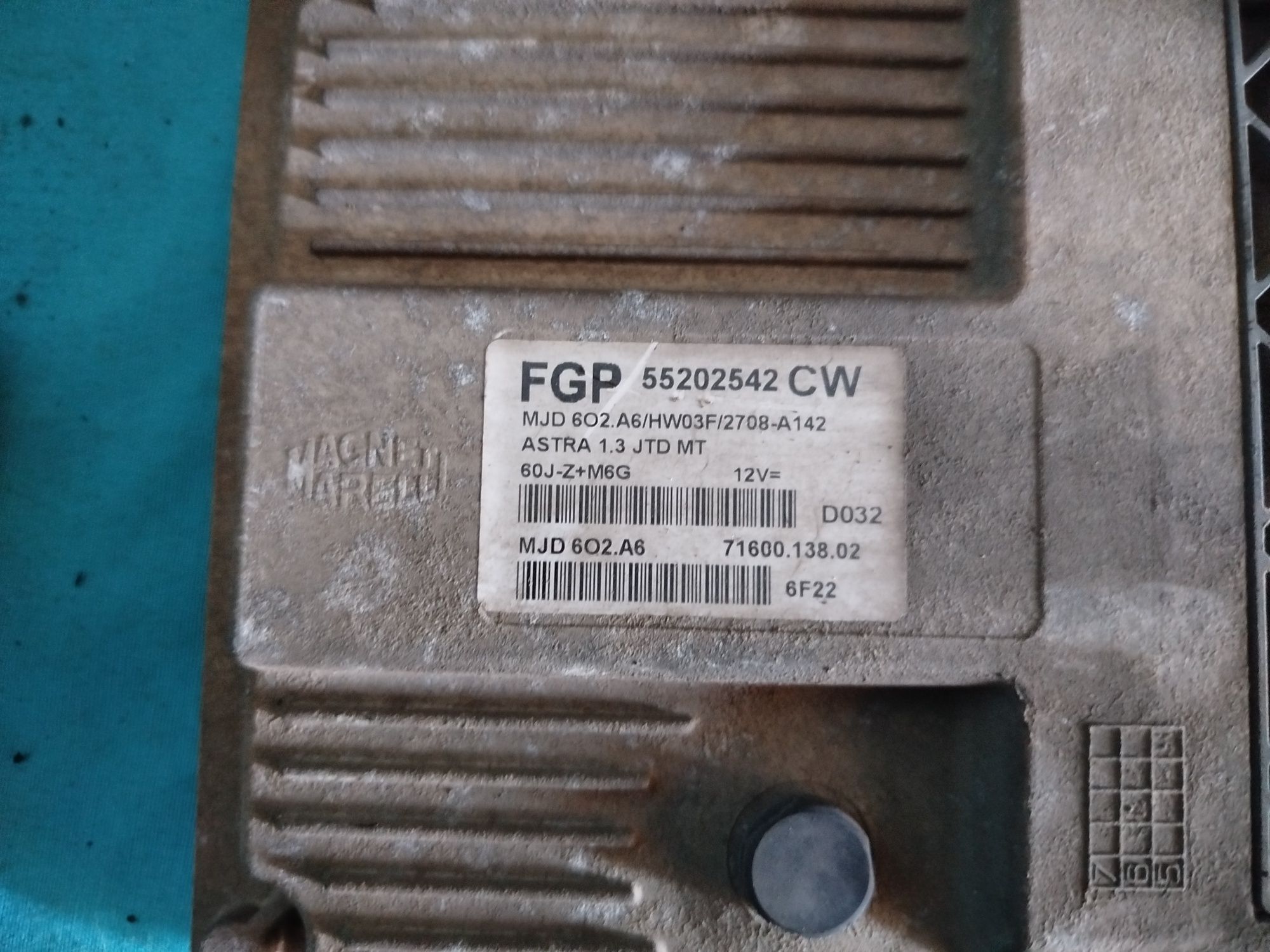 Conjunto imobilizador centralina Opel Astra H 1.3 cdti