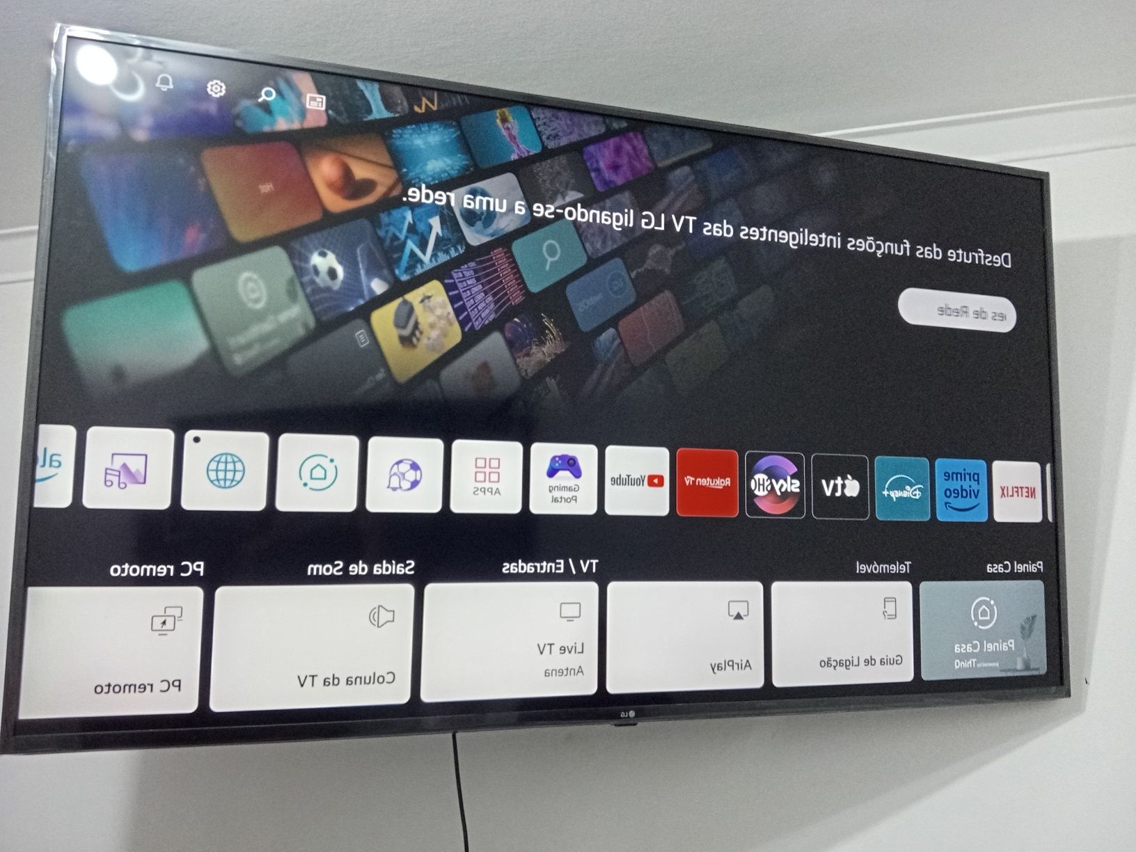 Tv LG 65" 4k  como nova
