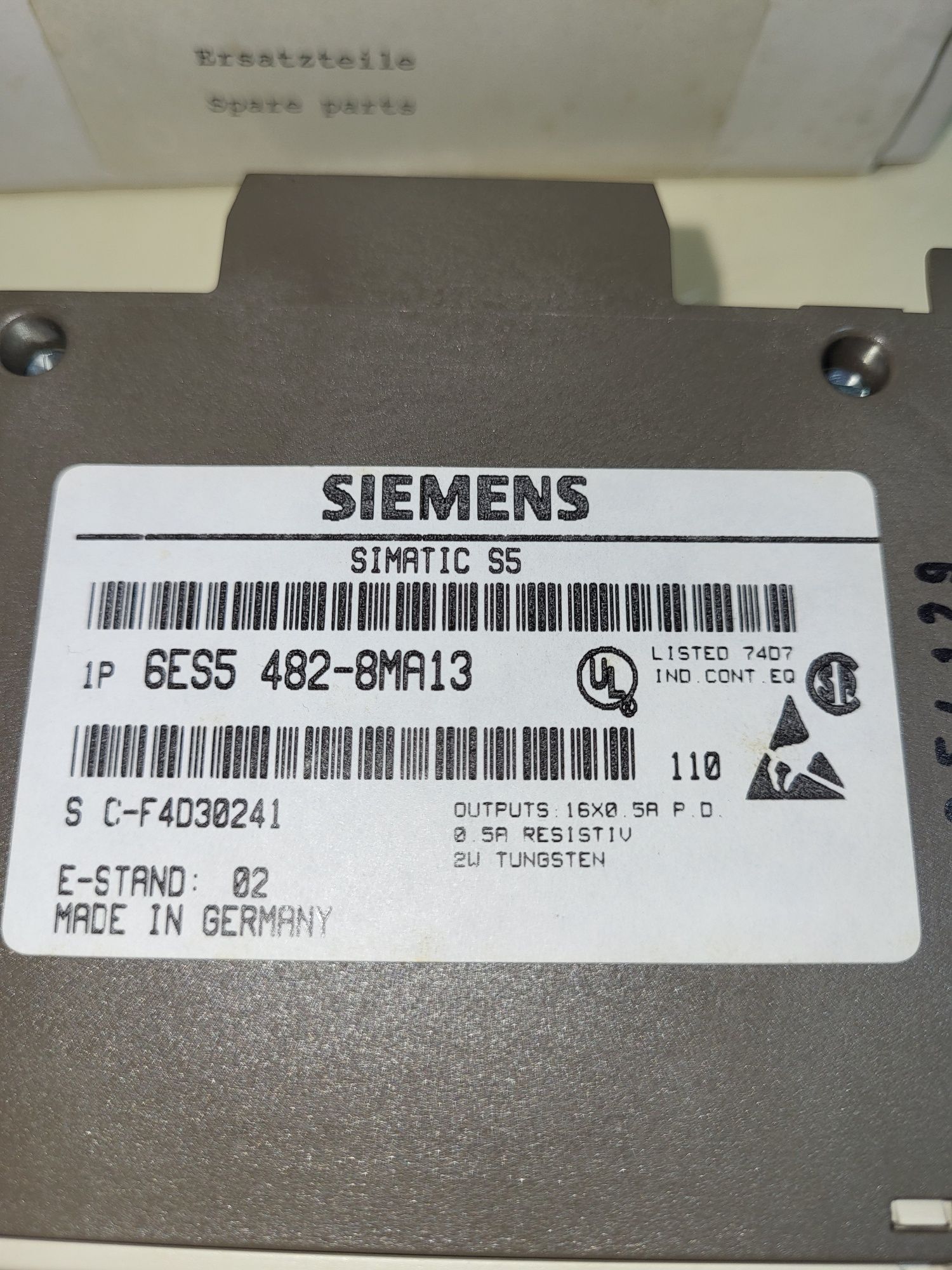 Щитовое оборудование SIEMENS SIMATIC S5 6ES5 482-8MA13