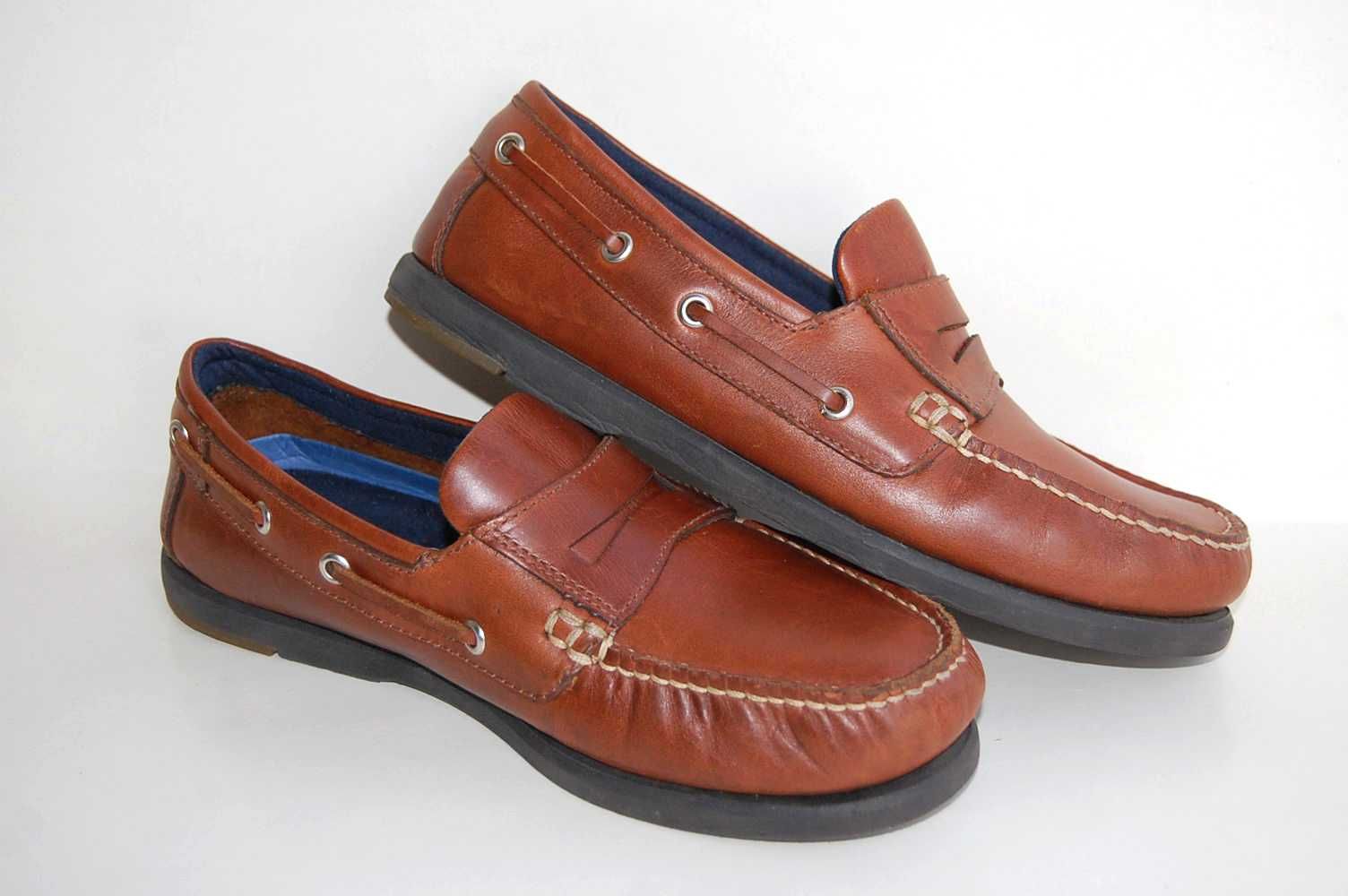 Мокасины топсайдеры MARKS & SPENCER р.40-41 original