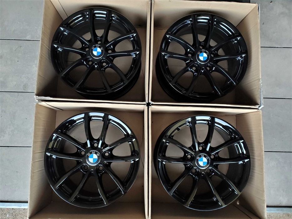 Alufelgi 16 5x120 Czarne BMW 1 3 E87 F20 F21 E46 E90 F30 F31 647#