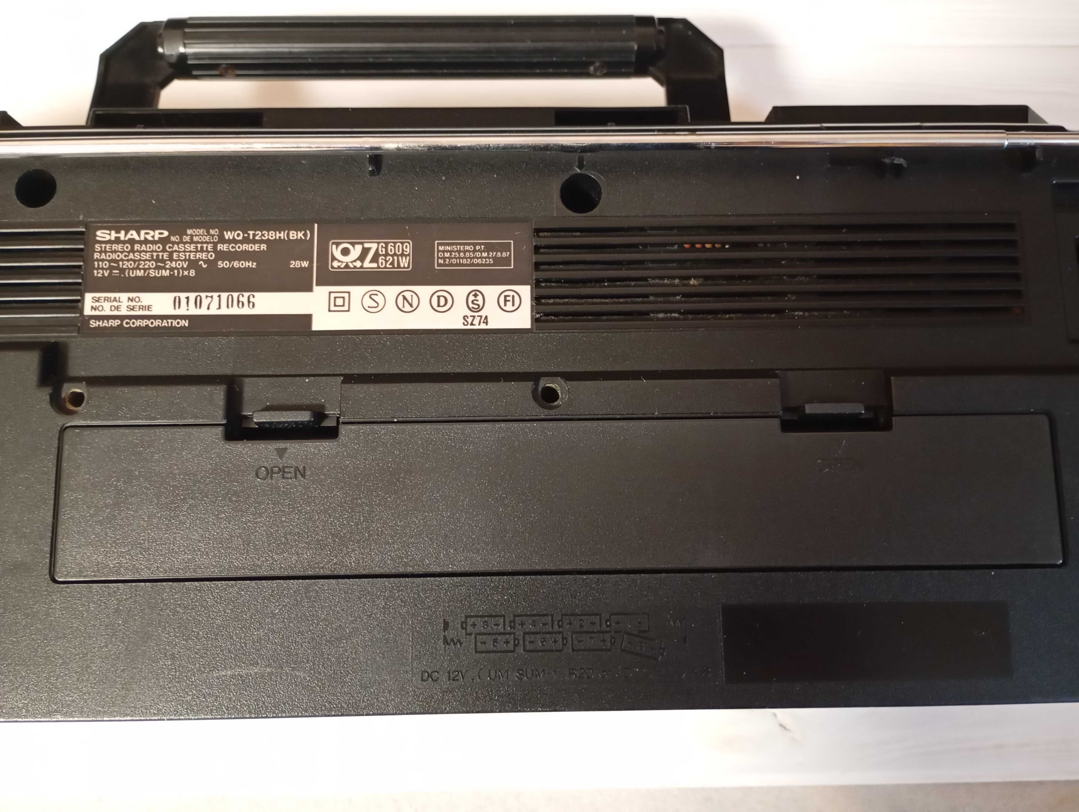 SHARP WQ-T237(238BK) TWIN 2-х касетный