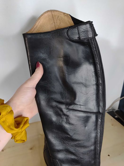 276.40. Oficerki Steeds Brasilia, roz: 40 Slim, łyd: 33cm, wys: 46,5cm