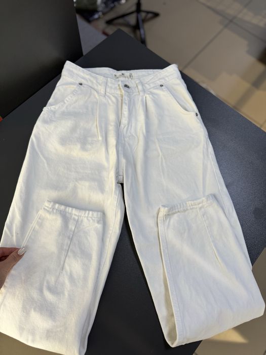 Джинси мом, білі розмір С