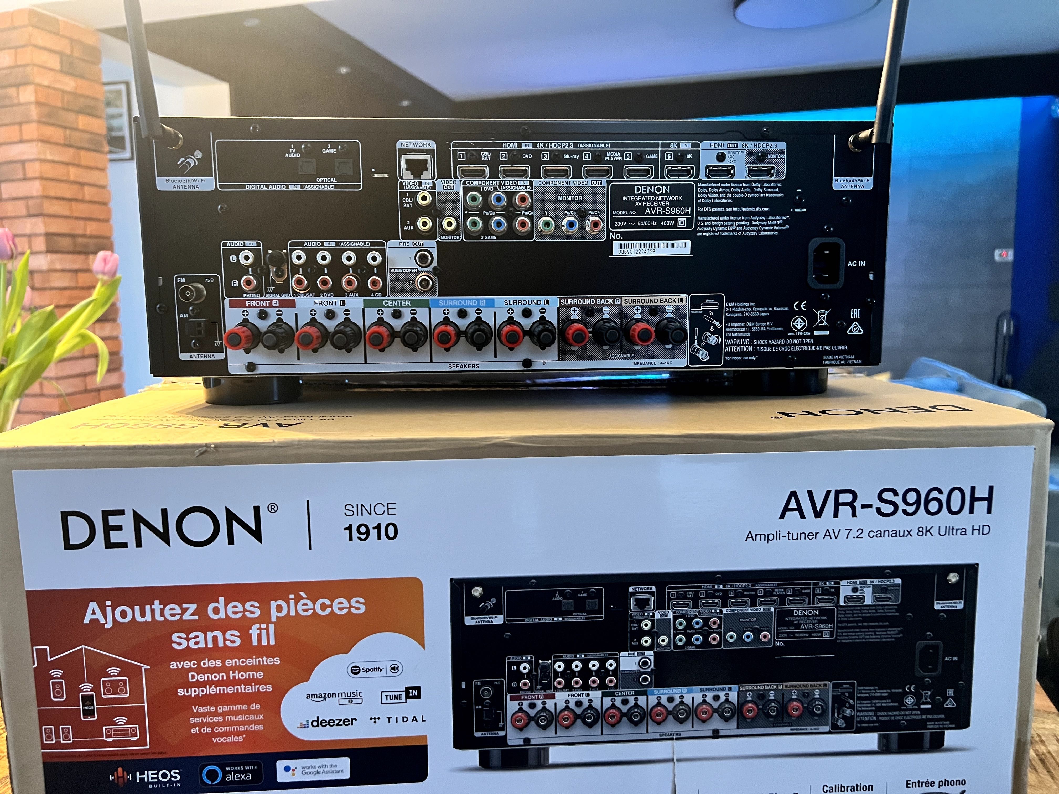 Amplituner Denon AVR-S960H JAK NOWY!!!