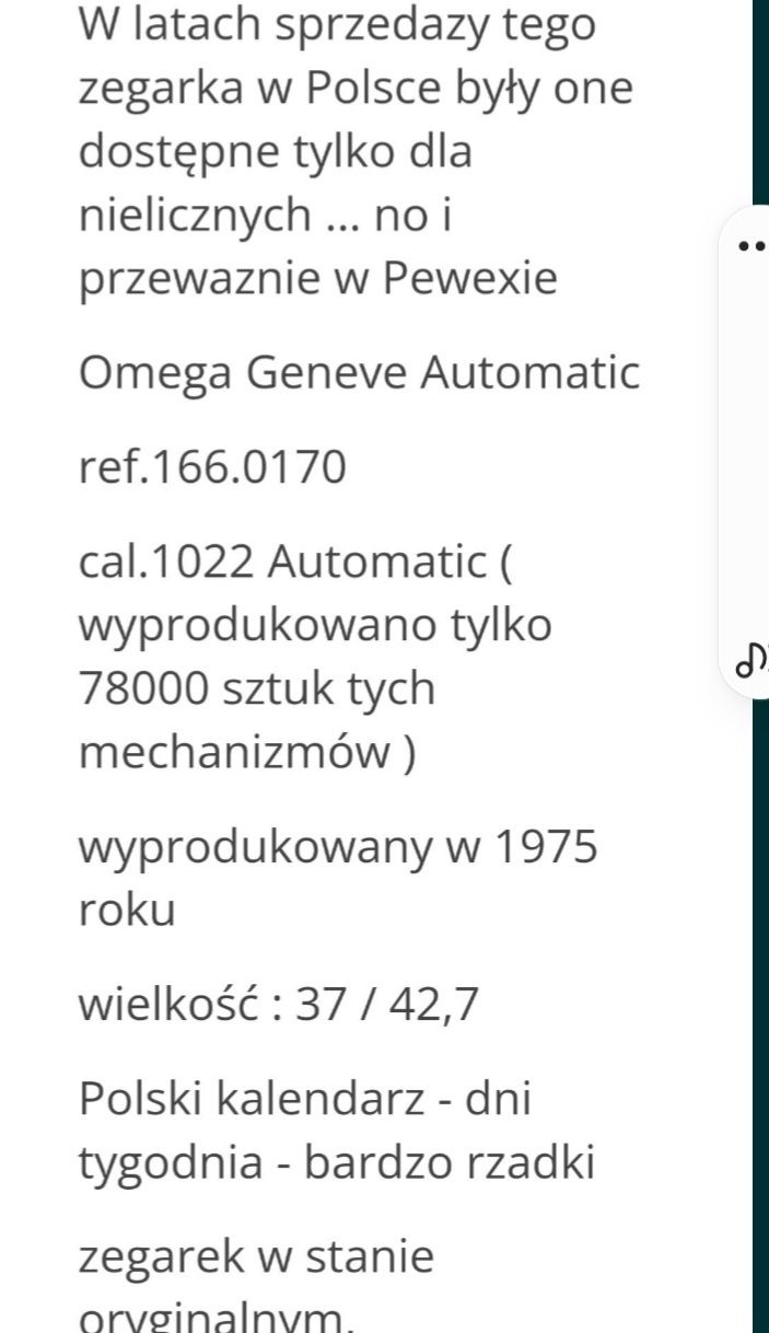 Omeg Genewa Automatic