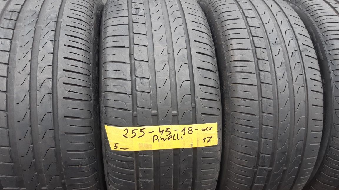 Opony Letnie 255÷45÷18÷/÷225÷50÷18÷.PIRELLI.Cena 400 zł kpl-4 sztuki