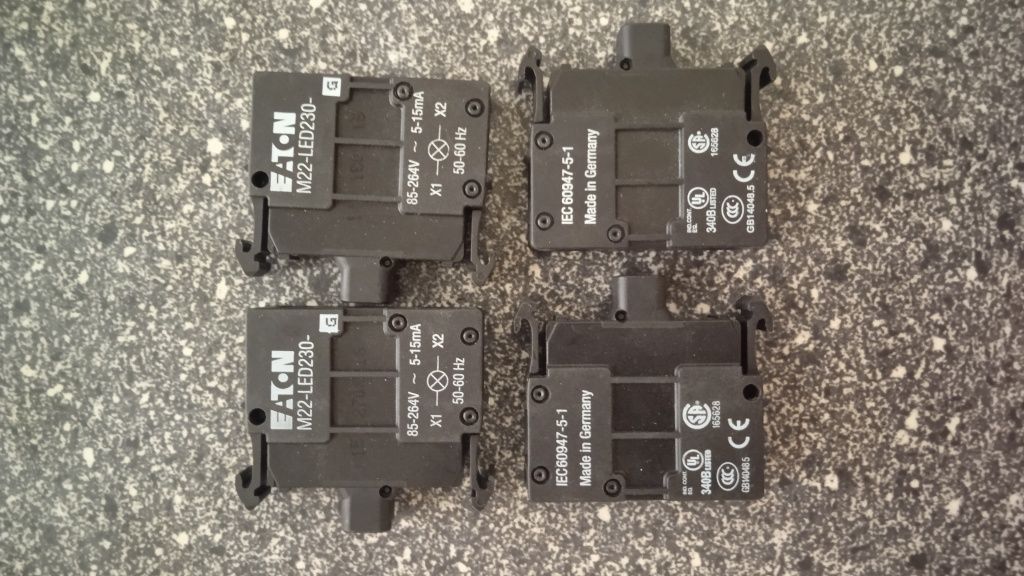 Eaton M22-LED230-G,R.Eaton M22-LED(W та R).Eaton ZB12-4.Eaton M22-K10
