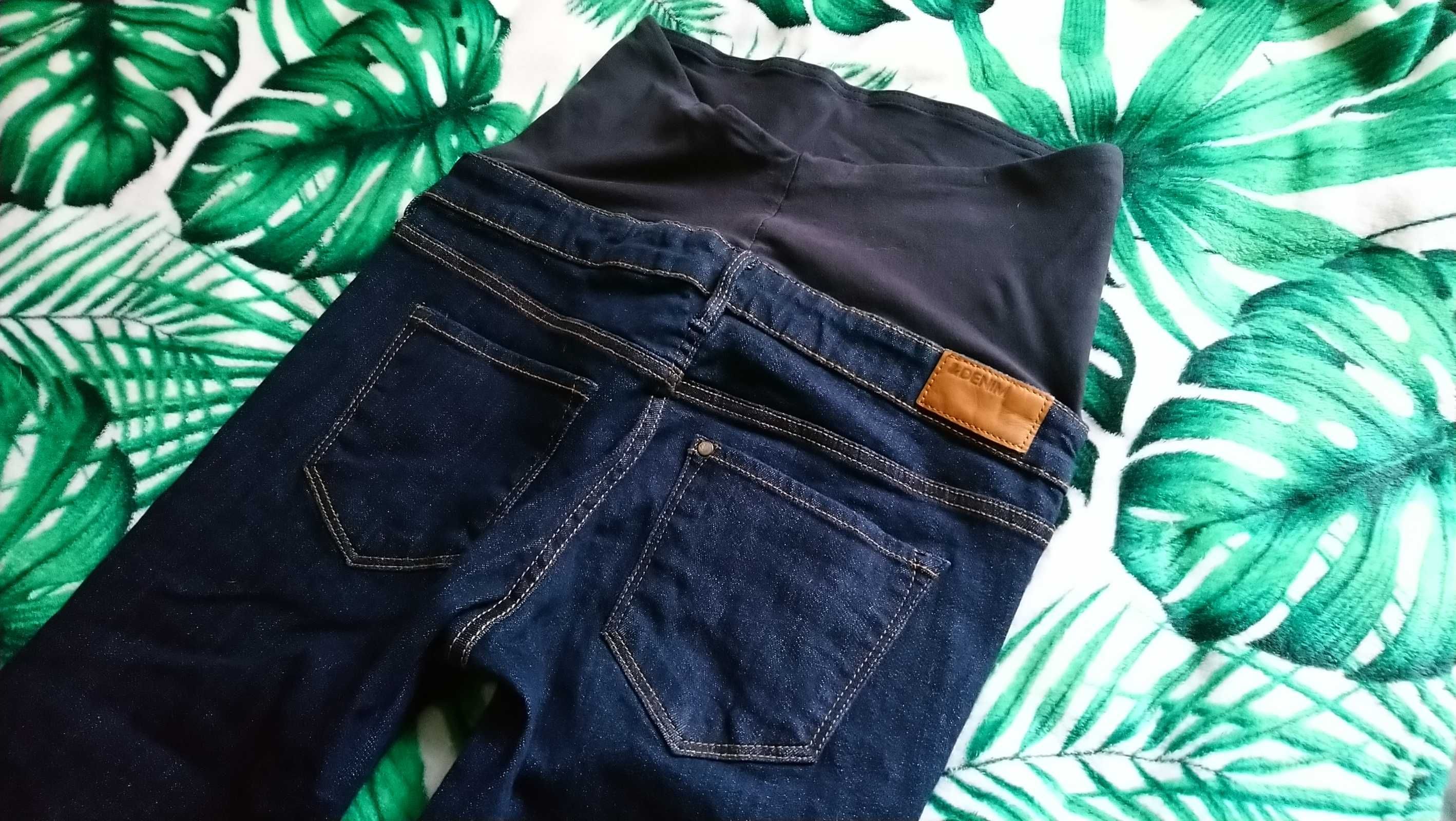 Spodnie jeansowe ciążowe H&M, rozmiar XS, 34