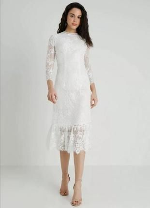 Белое кружевное платье Vila Clothes p. 38