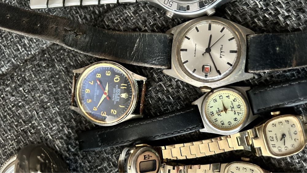 stare zegarki rozne zamienie  prl antyk starocie wykopki casio