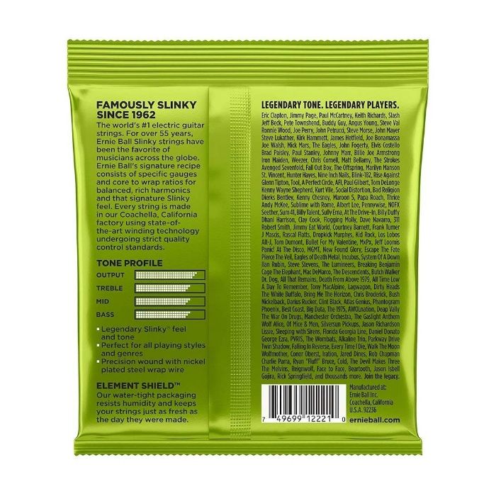 Struny do gitary elektrycznej Ernie Ball 10-46