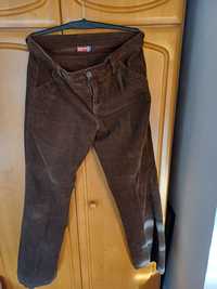 Spodnie  męskie sztruks. 92cm pas długość 114cm